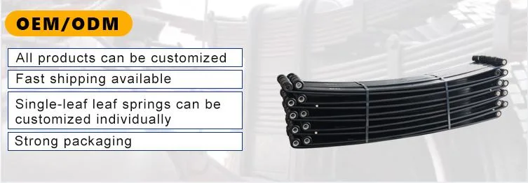 Rear Suspension Parts Conventional Leaf Spring for Trailer